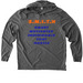 S.M.I.T.H, a Aluminum Grey Allmade Eco Triblend Hoodie Tee