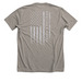 Thank A Veteran - 2025 Apparel Collection, a Heather Stone Premium Unisex Tee (back-view)