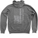Thank A Veteran - 2025 Apparel Collection, a Deep Heather Zip Up Hoodie (back-view)