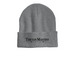 Tibetan Mastiff Rescue Beanie, a Dark Heather Grey Printed Cuffed Beanie