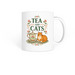 Tea And Cats, a White Coffee Mug
