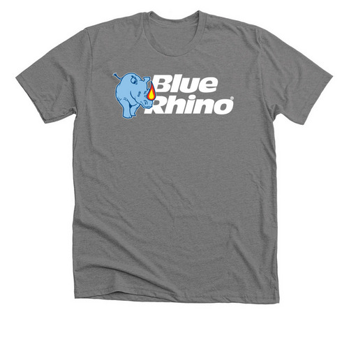 Blue Rhino "Logo" Shirts, a Deep Heather Premium Unisex Tee