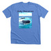 Holly Macaroni Whale Encounter, a Heather Columbia Blue Premium Unisex Tee
