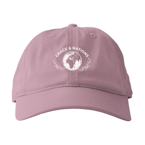 GRACE & NATIONS, a Lilac Haze Printed Eco Baseball Cap