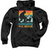 Mountain Pugs, a Black Pullover Hoodie