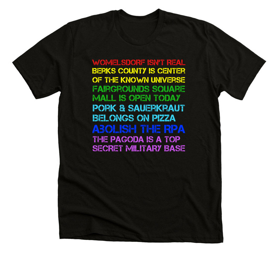 FYI YOUR INFORMATION, a Solid Black Blend Premium Unisex Tee