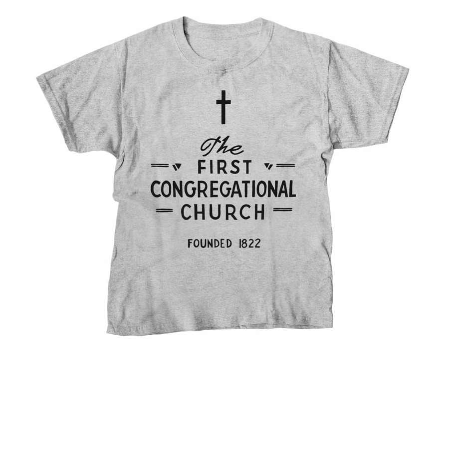 FCC Vintage Sign in Solid Colors, a Sport Grey Youth Unisex Tee