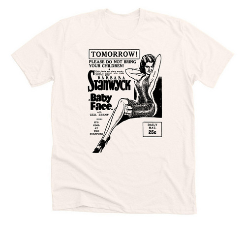 Baby Face T-Shirt, a Heather Natural Premium Unisex Tee