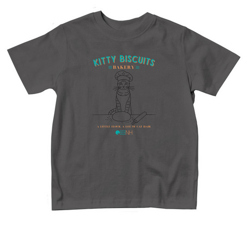 Kitty Biscuits Bakery - Toddler Tee&nbsp;, a Charcoal Toddler Tee