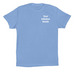 Your Infusion Bestie top corner, a Carolina Blue Premium Cotton Tee