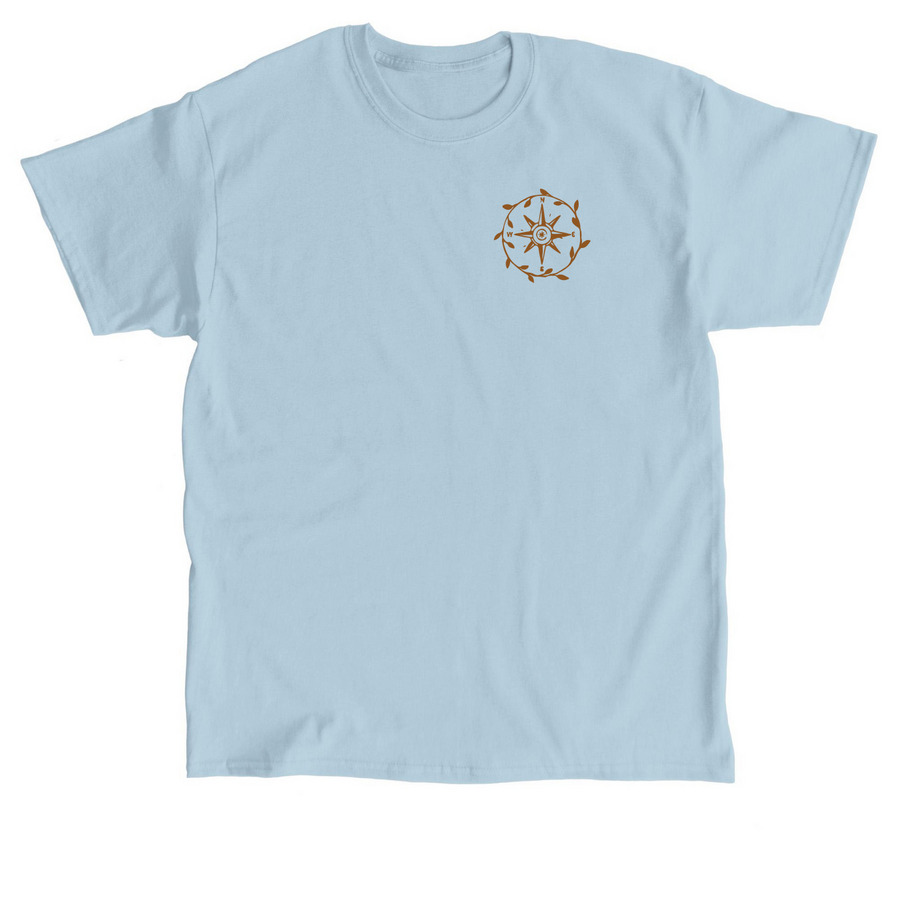 Travel Tee, a Light Blue Classic Unisex Tee