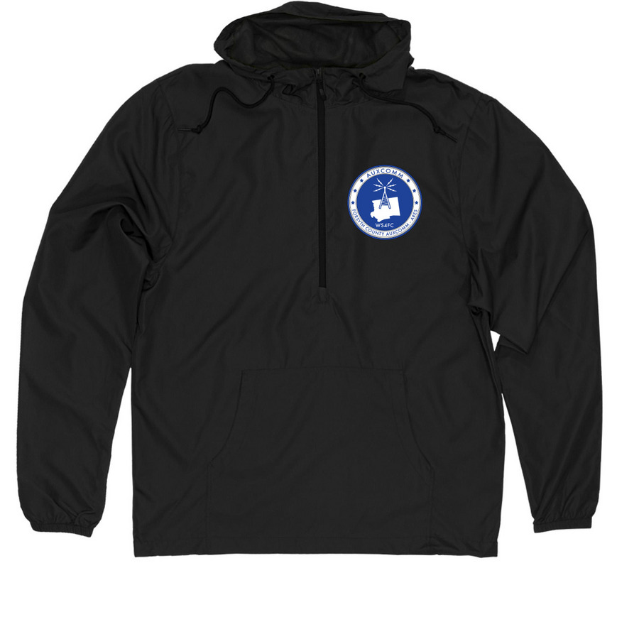 Deployment Windbreaker, a Black Quarter-Zip Windbreaker