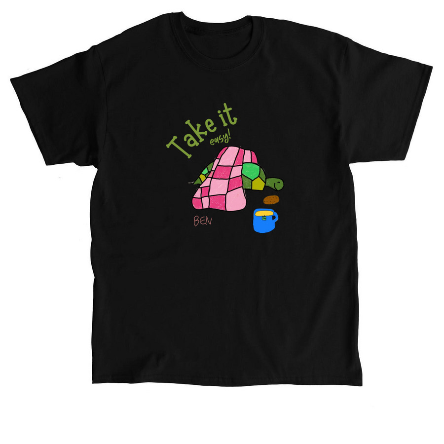 Take it easy, a Black Classic Unisex Tee