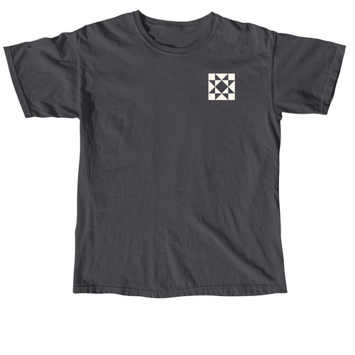 MN Quilt Front & Back Tee, a Graphite Comfort Colors Unisex Tee