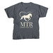 Youth Sizes- MTR Horses That Heal, a Dark Heather Youth Unisex Tee