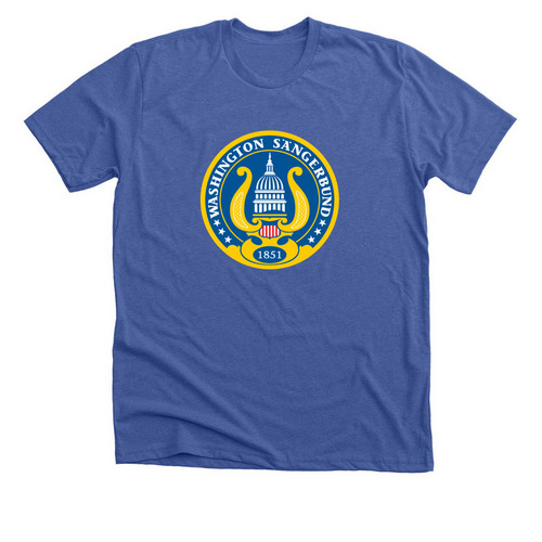 Clothing, a Solid True Royal Premium Unisex Tee