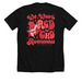 CHD Awareness, a Solid Black Blend Premium Unisex Tee (back-view)