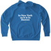 In New York as it is in Heaven, a Mindful Blue Stanley/Stella Unisex Cruiser 2.0 Pullover Hoodie (back-view)