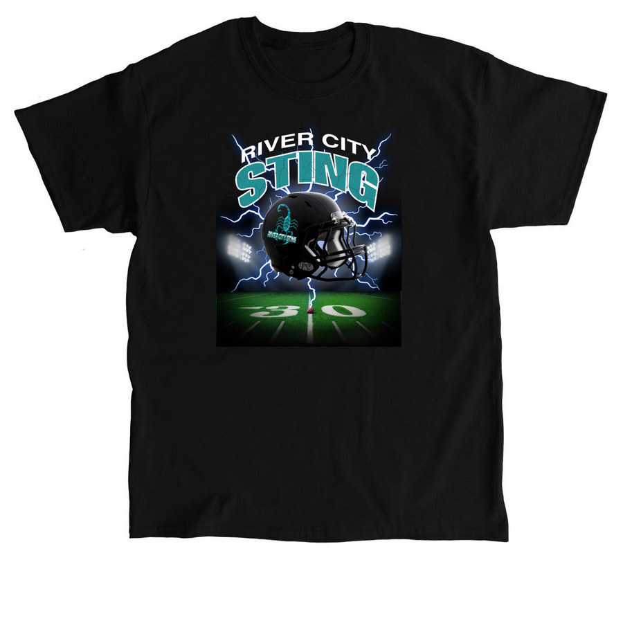 River City Sting Strikes Back, a Black Classic Unisex Tee