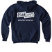 CityTeam Sweatshirts, a Navy Softstyle Youth Pullover Hoodie (back-view)
