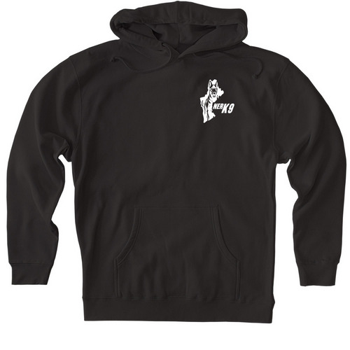 NORTHEAST REGIONAL K9, a Black Heavyweight Pullover Hoodie