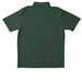 Keep it sporty, keep it classic., a Forest Green Unisex Performance Polo (back-view)