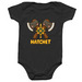 Hatchet Company Onesie, a Black Infant Onesie