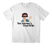Not Anyone's Trad Wife, a White Unisex Heavyweight Tee