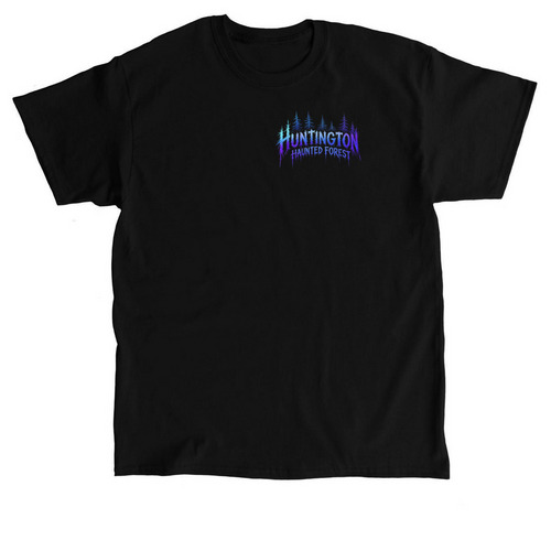 Huntington Haunted Forest - 2 Sided, a Black Classic Unisex Tee