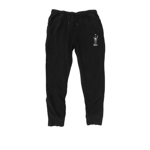 Joggers, a Black Midweight Fleece Joggers