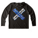 KMS BJJ Dynamic Performance Hoodie, a Black UV Performance Long Sleeve Hoodie (back-view)