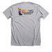 SERVING Pride Month, a Athletic Heather Premium Unisex Tee (back-view)