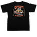 85th Fire Academy, a Black Comfort Colors Unisex Tee (back-view)