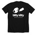 Simple Style, a Solid Black Blend Premium Unisex Tee (back-view)