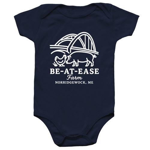 Baby, a Navy Infant Onesie