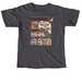 Porchfest Poster Tee, a Graphite Comfort Colors Unisex Tee