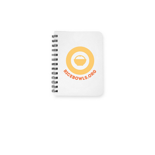 Rice Bowls Journal, a White Spiral Notebook