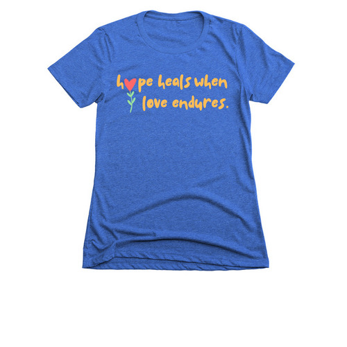 Nurture Counseling T-Shirt, a Royal Women's Slim Fit Tee