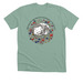 Greyheart Greyhound Adoption of Michigan, a Heather Dusty Blue Premium Unisex Tee