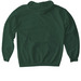 TMFP - White, a Forest Green Softstyle Pullover Hoodie (back-view)