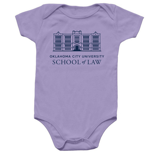 OCU Law Onesies&nbsp;, a Lavender Infant Onesie