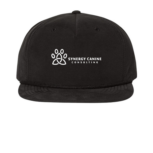 Snapback Hat, a Black Printed Umpqua Snapback Cap