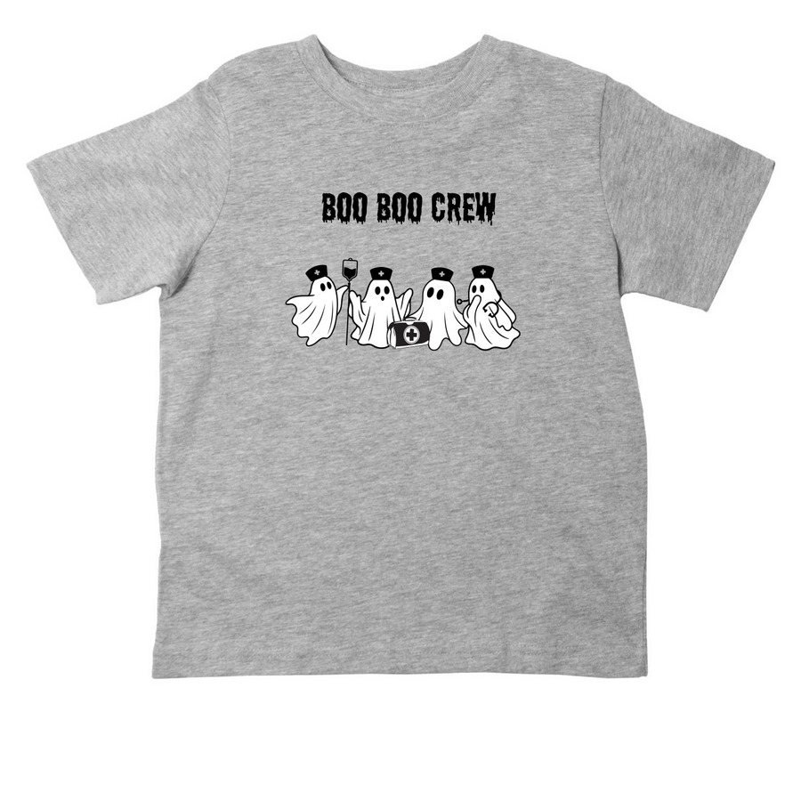 Toddler Boo Boo Crew, a Heather Toddler Tee