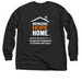 STAFF Bringing Hope Home Apparel - White Logo, a Black Classic Long Sleeve Tee