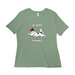 Be Noddy and Run Wild, a Sage Women?s Relaxed Cotton Tee