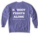 #ABBYSTRONG Shirts, a Violet Comfort Colors Crewneck Sweatshirt (back-view)