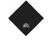 Woof Tribe Logo Bandana, a Black Cotton Bandana