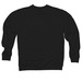Bright Lights Sweatshirts, a Black Midweight Crewneck Sweatshirt (back-view)