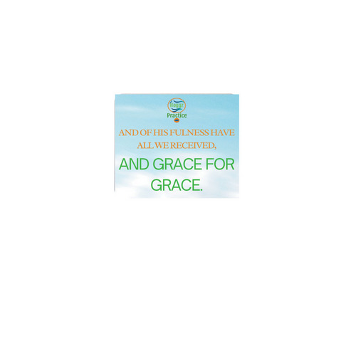 God's Grace Mousepad, a White Full Color Mouse Pad