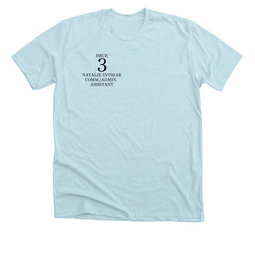 2024 PTM Comm./Admin. Assistant - Natalie, a Heather Ice Blue Premium Unisex Tee